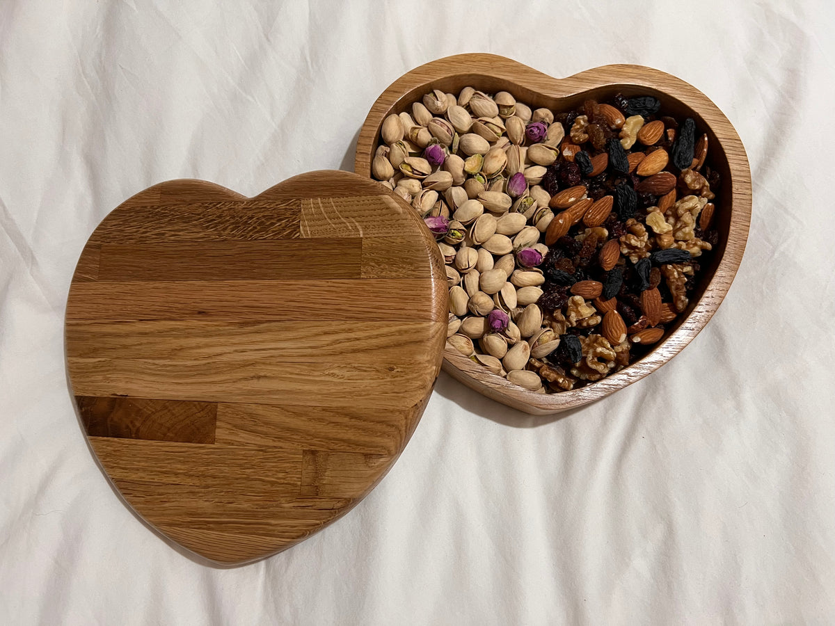 Handmade Oak Trinket box