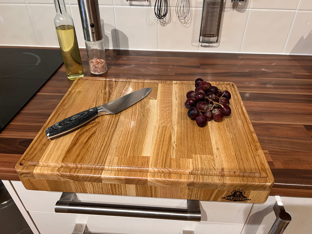 Handcrafted Oak Wood Chopping Board