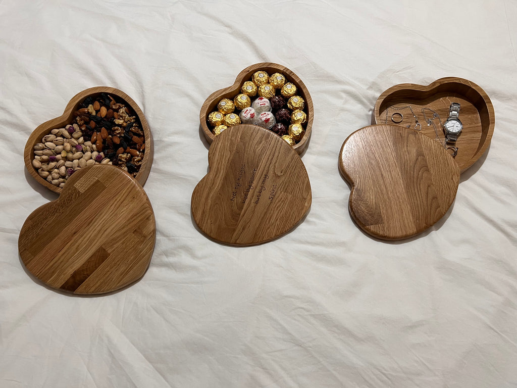 Handmade Oak Trinket box