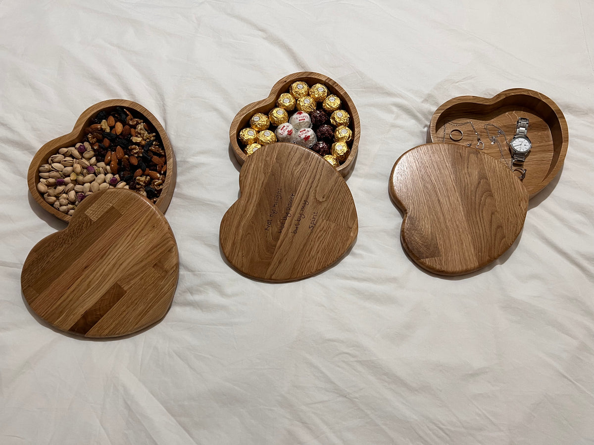 Handmade Oak Trinket box