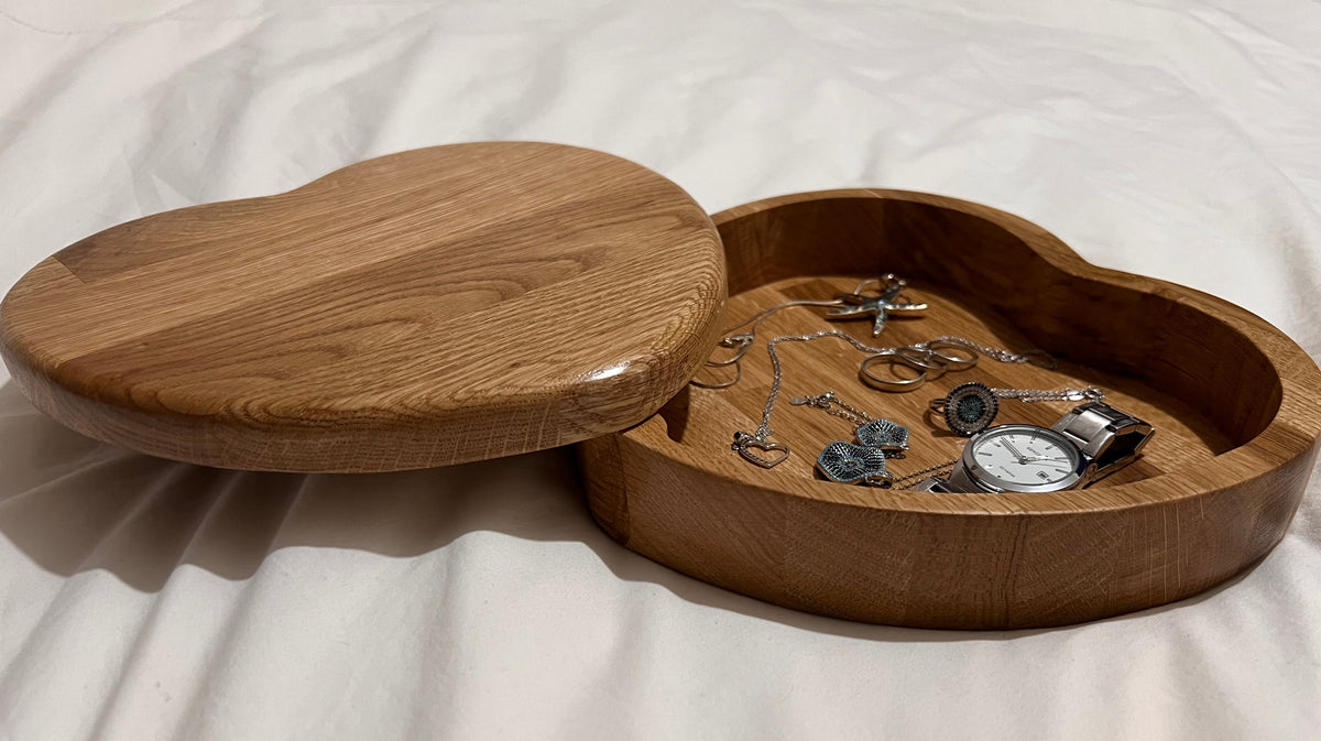 Handmade Oak Trinket box