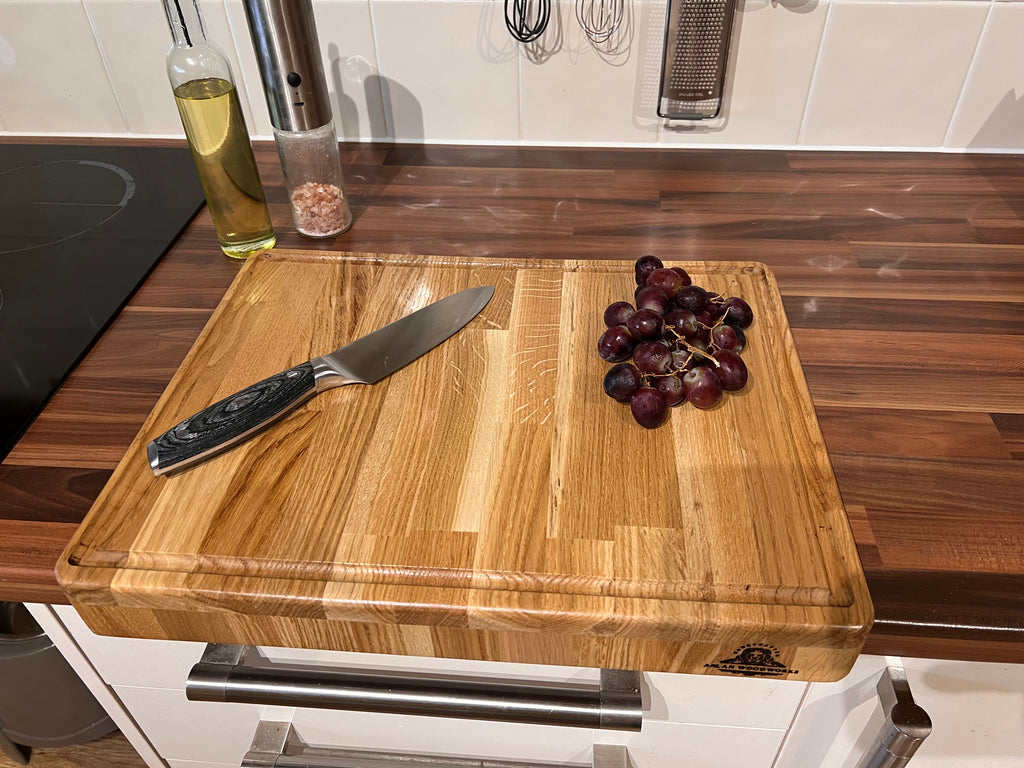 Handcrafted Oak Wood Chopping Board