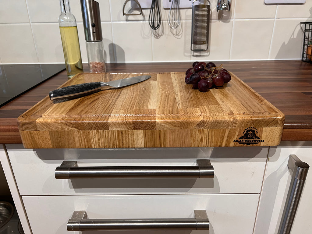 Handcrafted Oak Wood Chopping Board