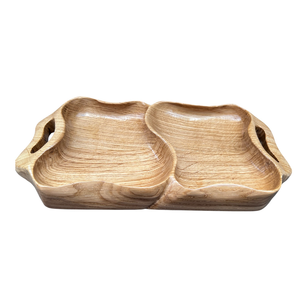 Solid oak tray