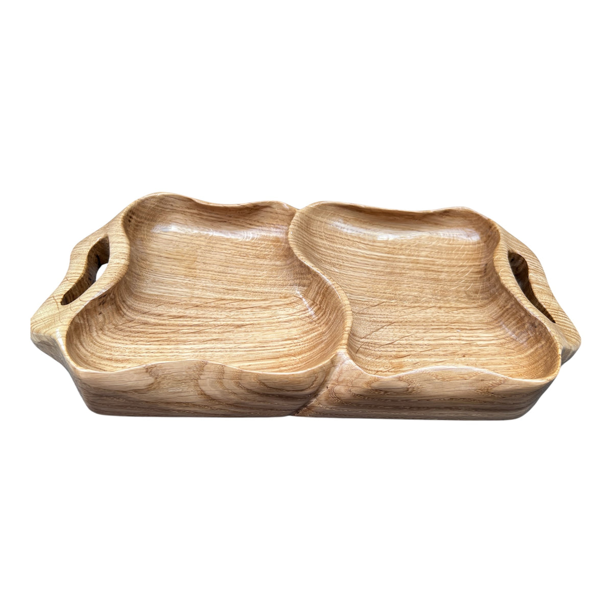 Solid oak tray