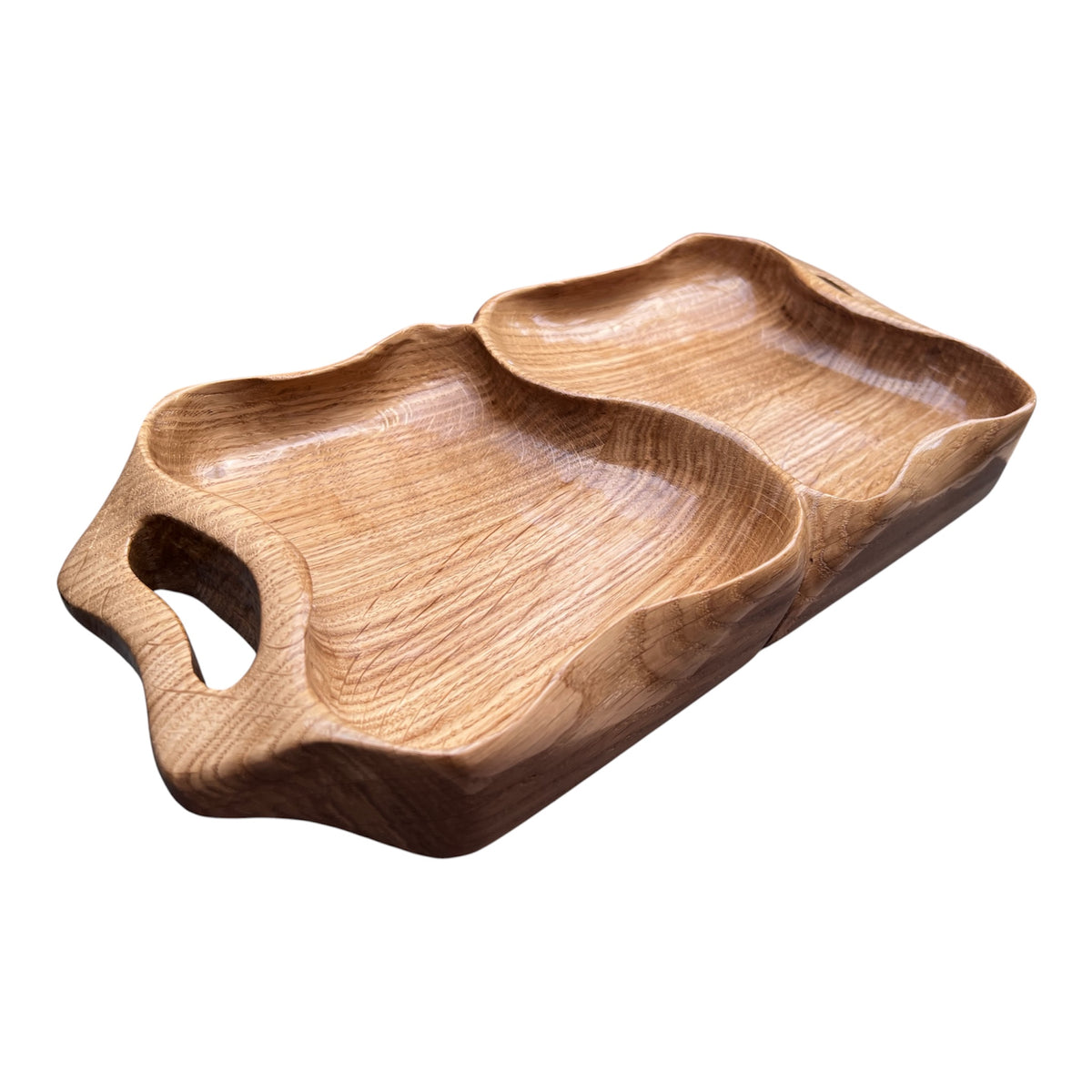 Solid oak tray