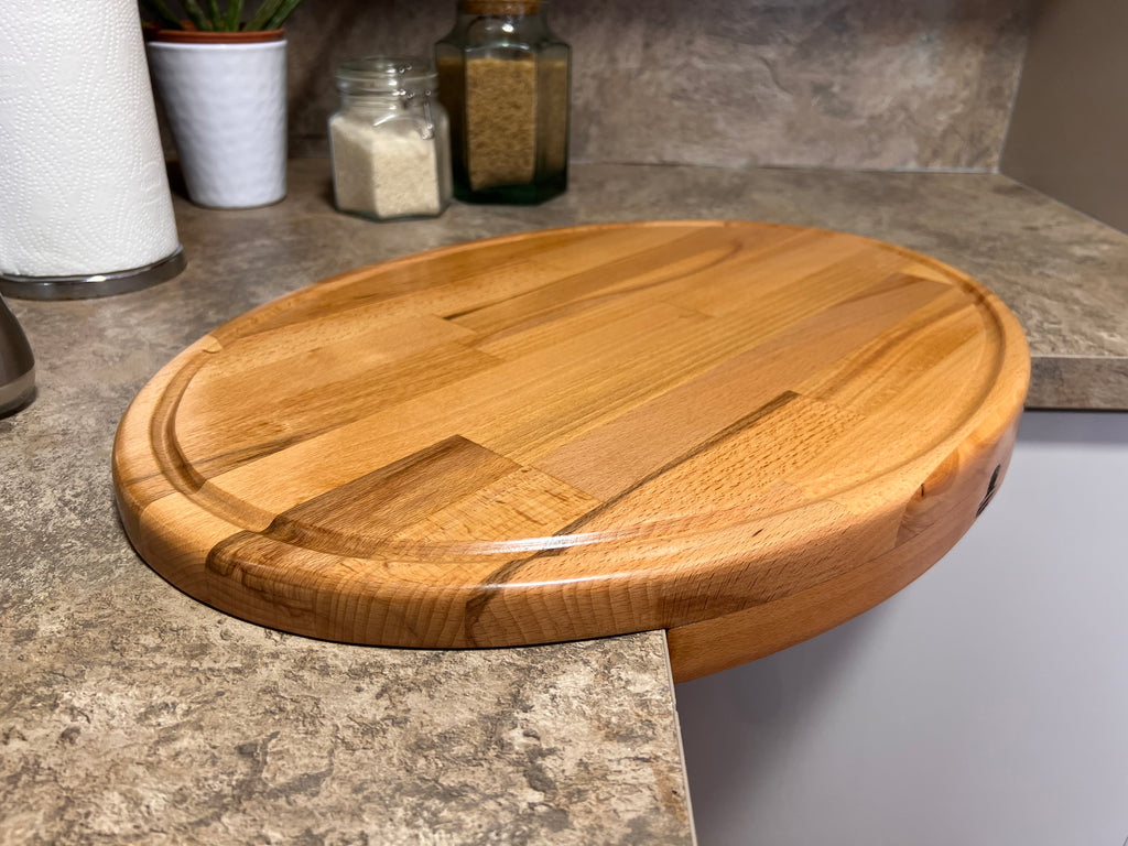 Extra Large Oak Corner Chopping Board | Handmade Butcher Block /Cutting Board (61cm)