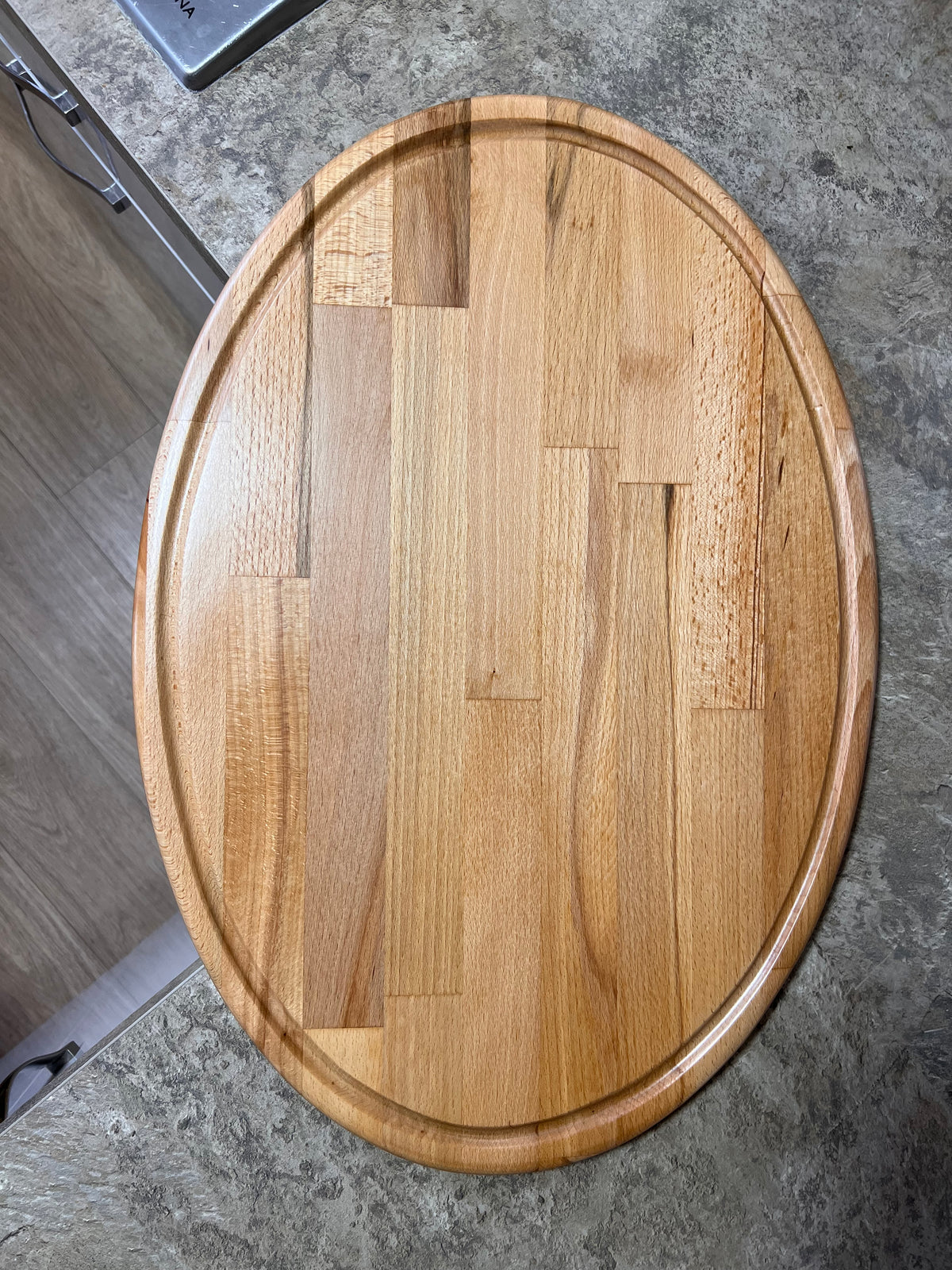 Extra Large Oak Corner Chopping Board | Handmade Butcher Block /Cutting Board (61cm)