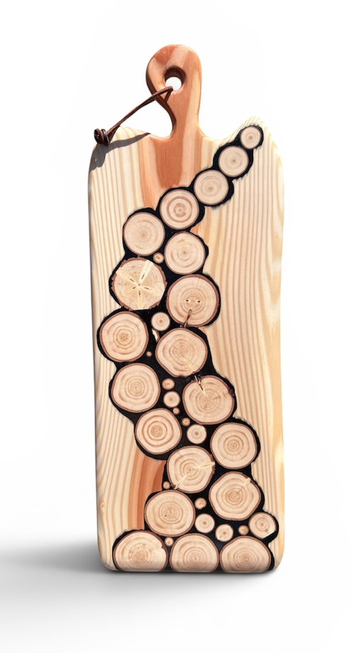 Handcrafted Live Edge Wooden Serving Boards | Cheese, Charcuterie, and Cutting Boards